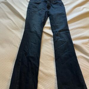 Women's Black Flared Jeans